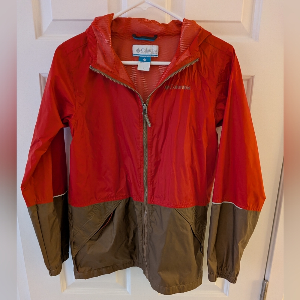 Boys Columbia Raincoat Size L